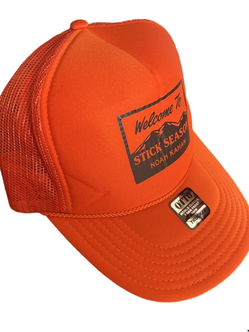 Noah Kahan Stick Season Orange Hat NEW - Picture 3 of 5